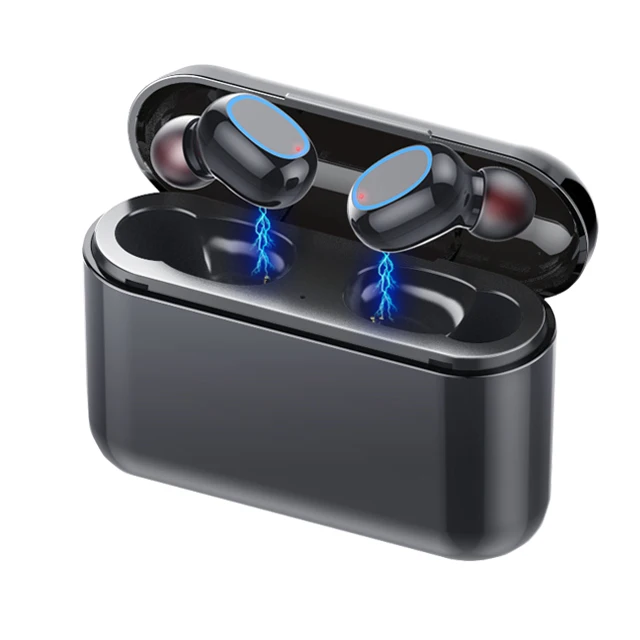 
mini waterproof earbud BT earpiece stereo in ear tws headphones heavy bass true wireless earphones 