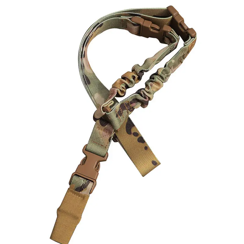 Camera Strap Sling Tactical Gum Rope Series Outdoor Shooting Nylon Gum Strap Hunting Tactical Gear Combat Gun Sling