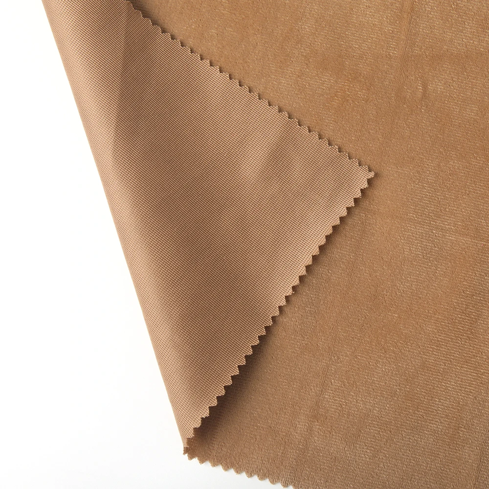 custom 170gsm super soft fabric velvet fabric for sofa georgette home textile fabric manufacturing