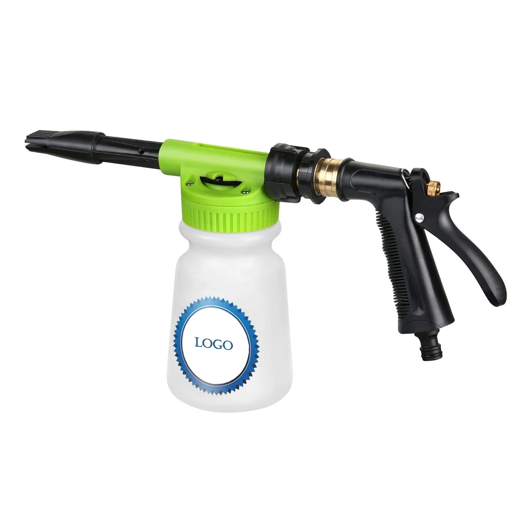 DIY garden hose car washing adjustable foam gun