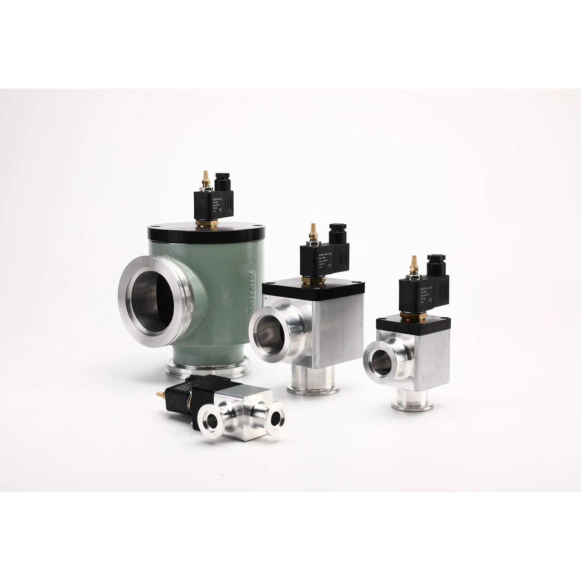 Aluminum Manual High Vacuum Angle Valve Vacuum Angle Check Flapper Valve