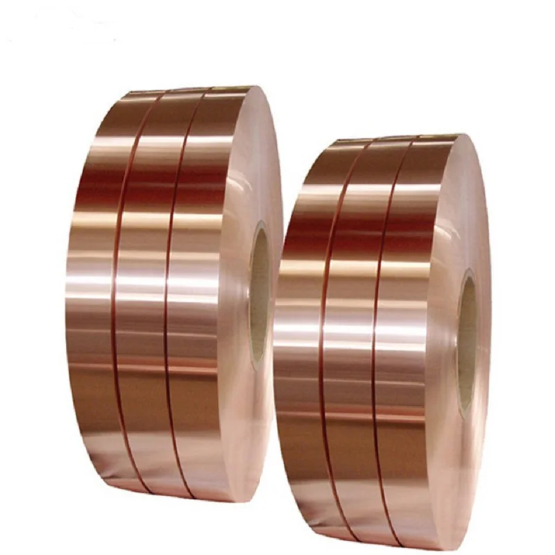 High Quality Customized width 10mm-600mm Copper Tape Strip  Roll Coil