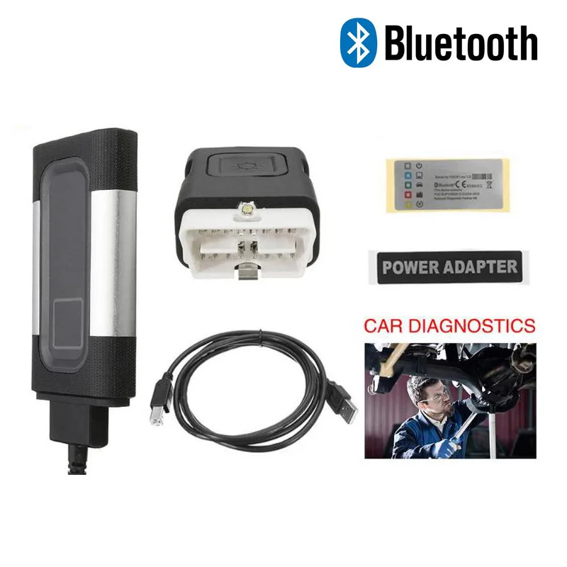 Autocoms Wow DS150E оригинальный 2023 Delphi OBD 2 считыватель кодов диагностический инструмент для 2022 2021 2020 легковых и грузовых автомобилей 11 TCS CDP Pro