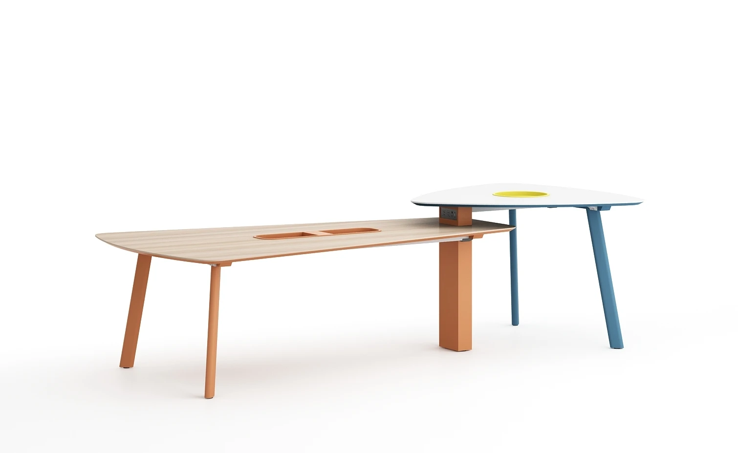 2024 Конференц-зал Овальный Регулируемый коммерческий треугольник роскошный Модульный Набор столов и стульев для дома офисная мебель