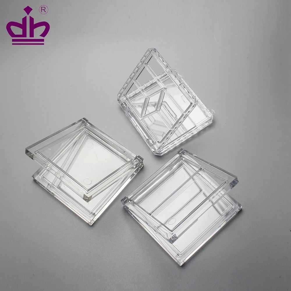 
BB cream air cushion case packaging cosmetic compact powder case with puff 