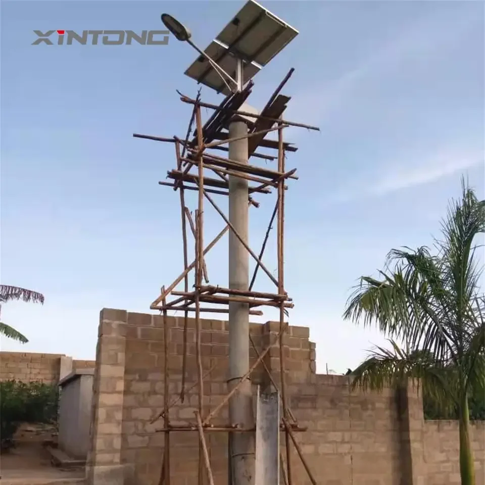 XINTONG modern solar street garden light indonesian project in clearance