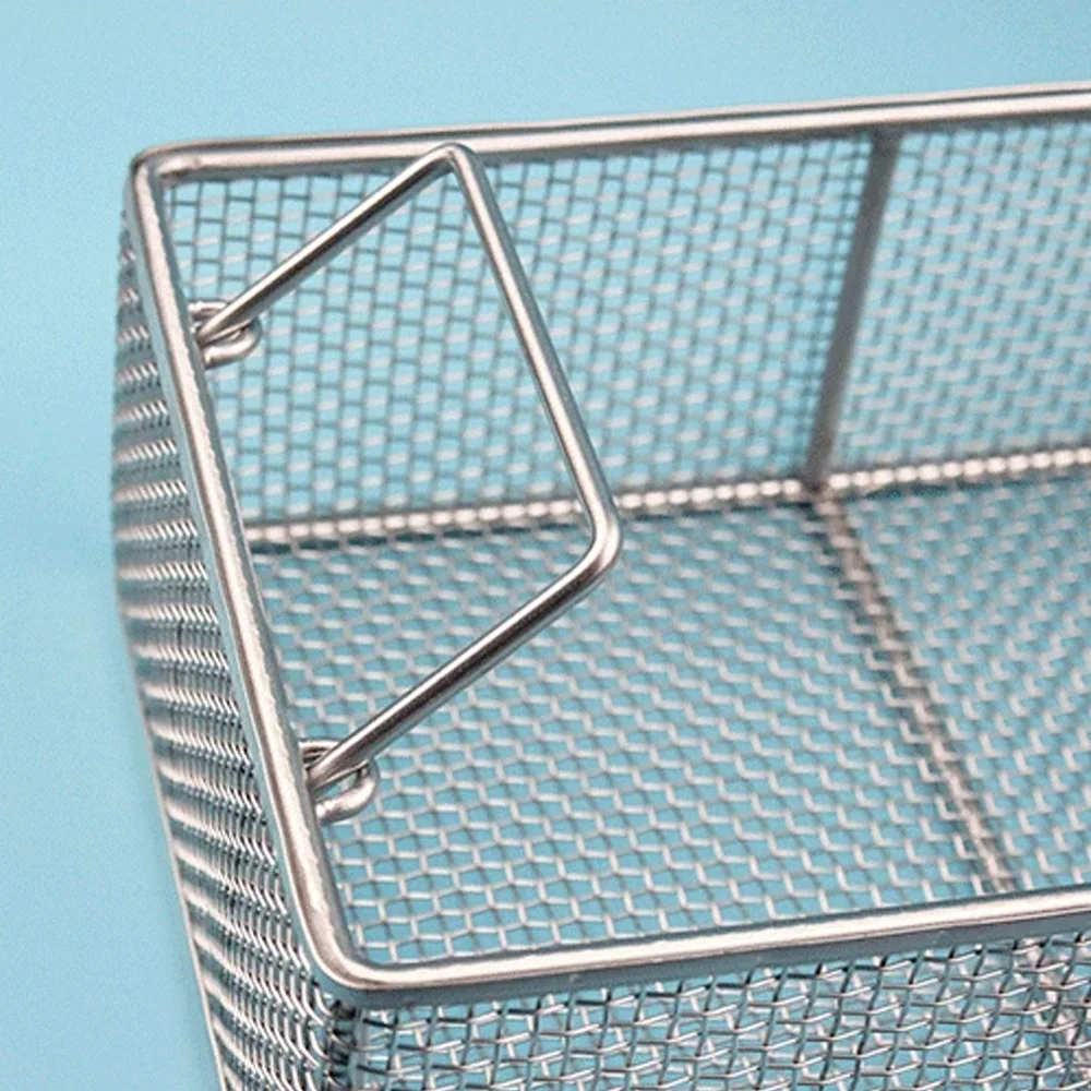 High quality stainless steel sterilization tray metal wire storage basket for surgical instruments