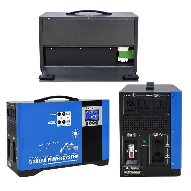 Anern 500W 1000W 2000W 3000W 5000W solar energy generator system with panel