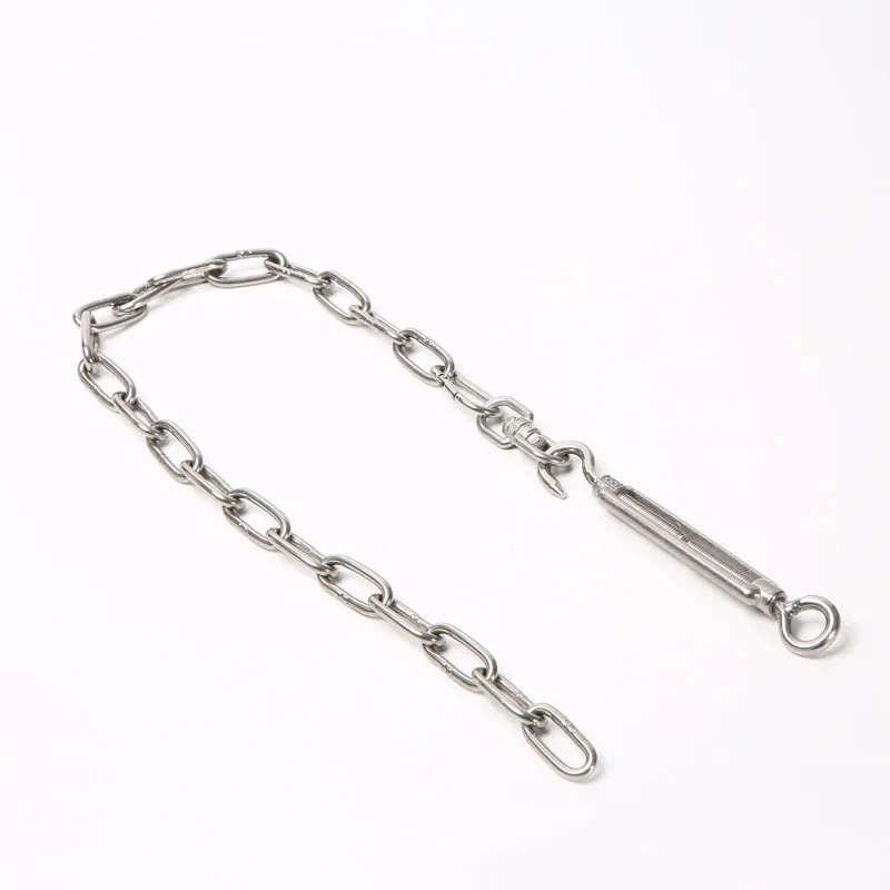 Heavy duty hardware Nickle plated 1.2-20mm welded long connection link chain steel studless anchor stainless steel chain