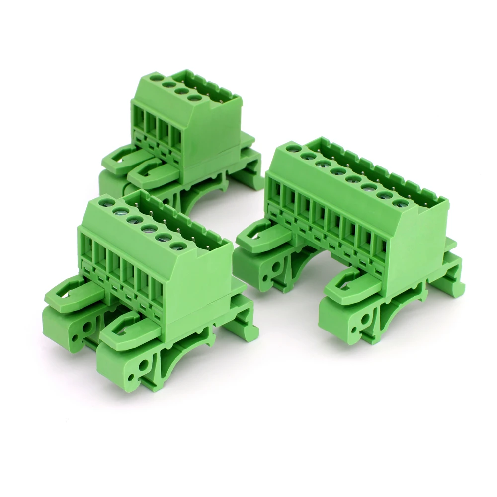 YR3230-508 5.08mm pitch wire to wire terminal connector din rail mounted pluggable terminal block