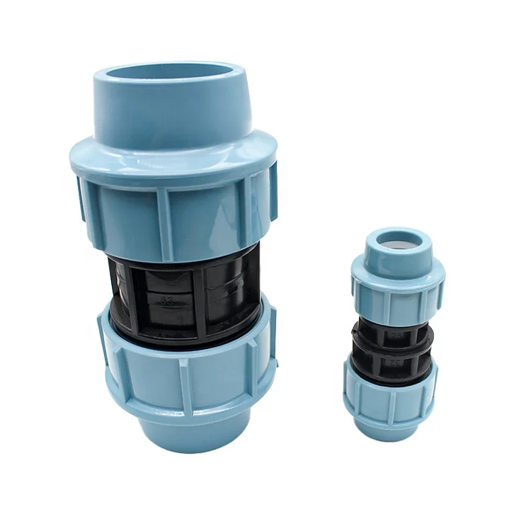 PP Compression Fitting Plastic Plumbing Fittings Pipe Connection PP Fitting PN16