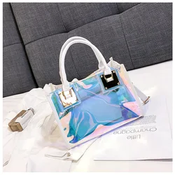 Hot Sell Silicone PVC Shoulder Bag Jelly Purse Luxury Ladies Woman Fashion Cheap Handbag
