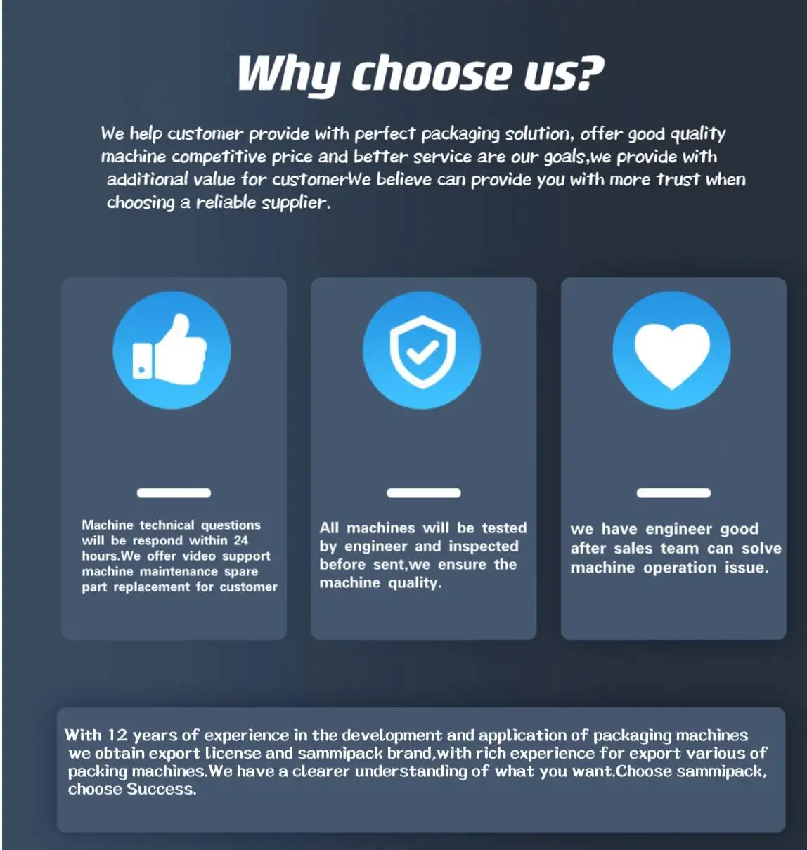 WHY CHOOSE US