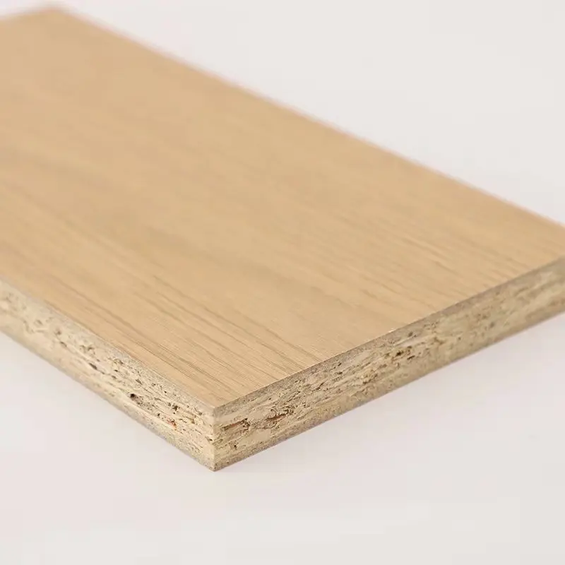 Hot sale melamine faced 4x8 chipboard sheets 16mm particle board white melamine particle board 16mm thickness chipboard wardrobe