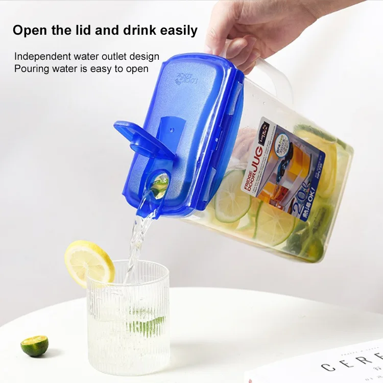 Juice Pitcher, Jug, Plastic Pot, Pitcher for Refrigerator