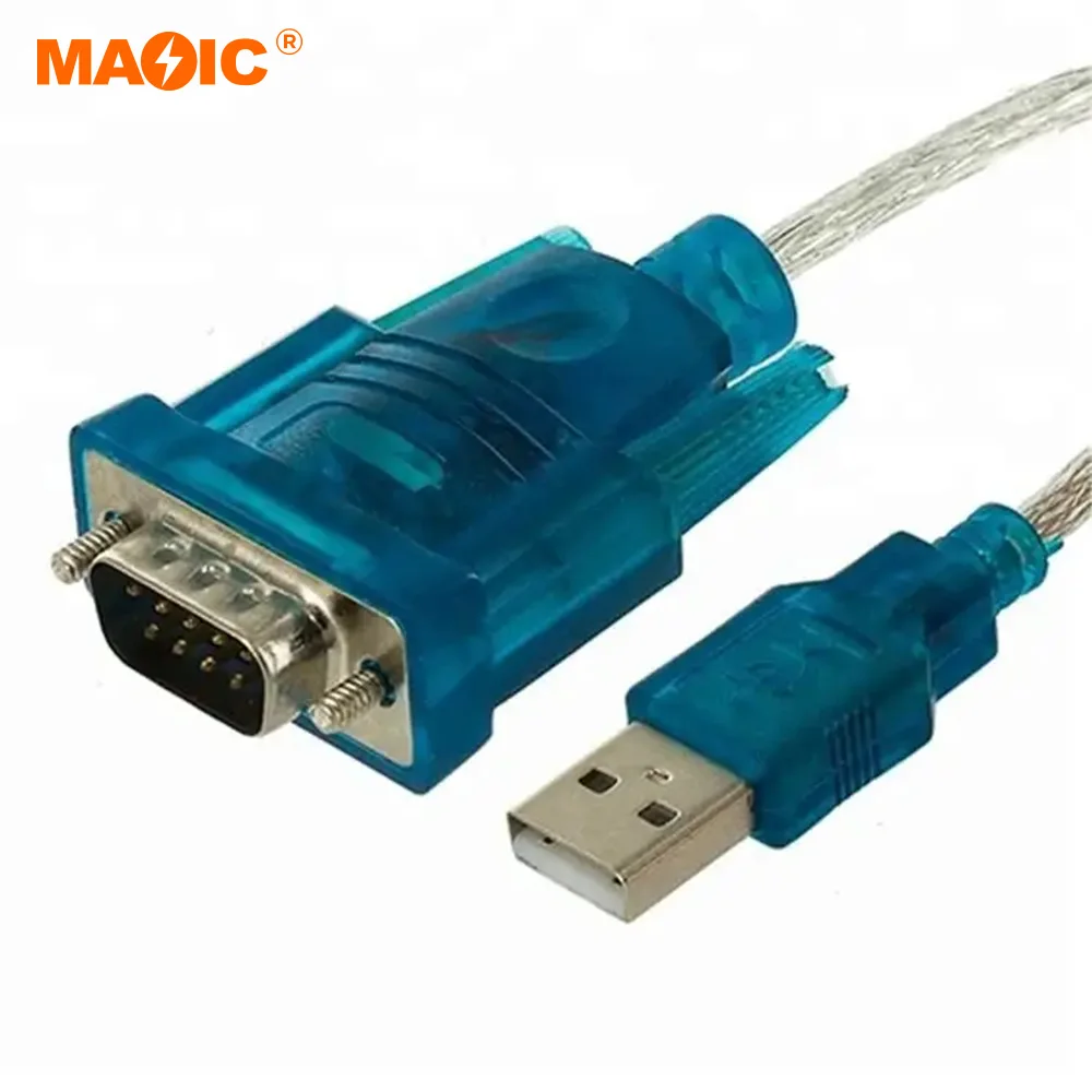 DB9 pin usb to rs232 serial converter adapter cable