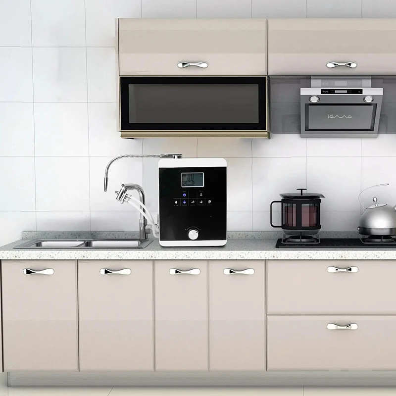 Fashion tabletop acidic water purifier system electrolysis water machine alkaline cheap water ionizer