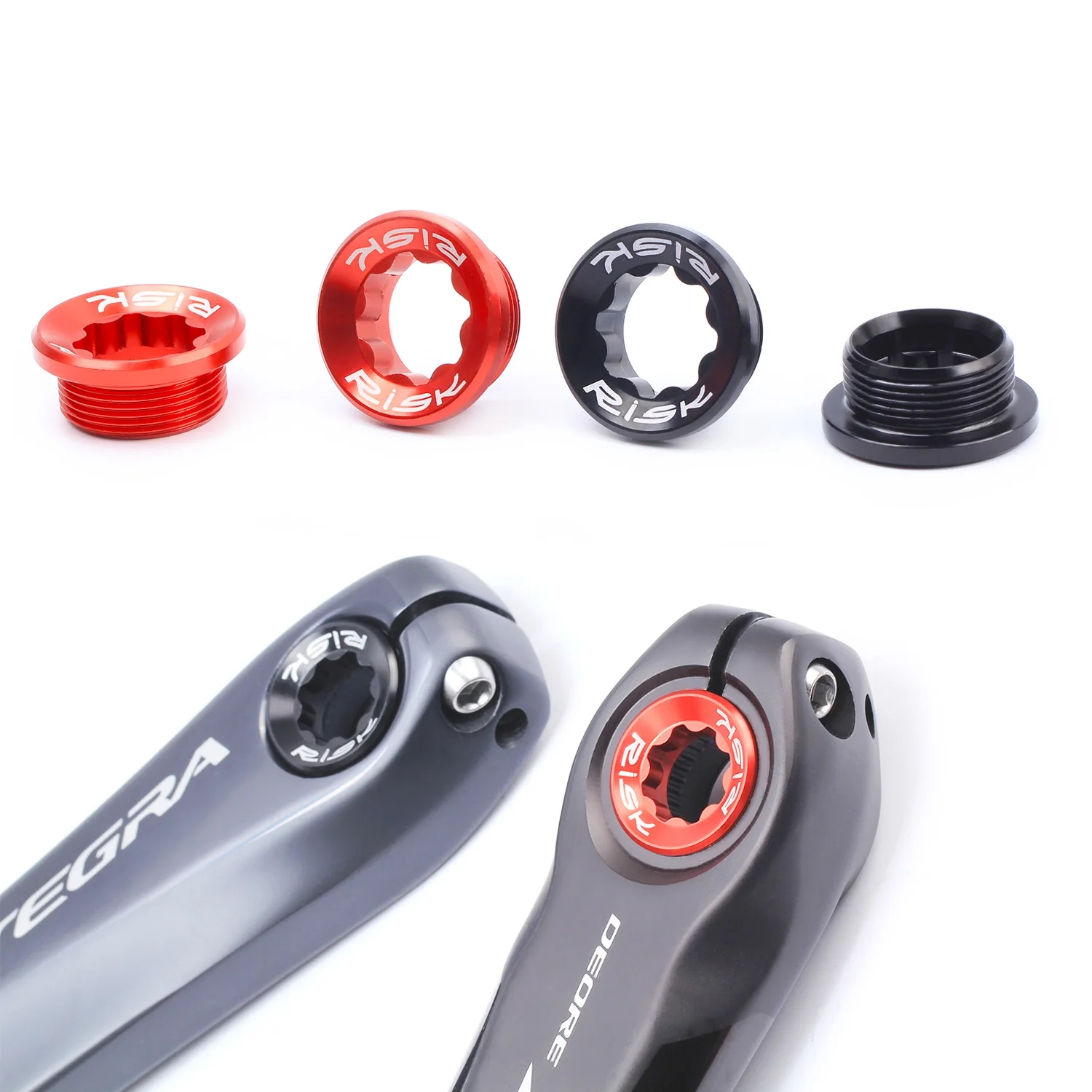 
SB128 Aluminium Alloy Mountain Bike Crank Bolts Road Bike Screw Cover Cap Crankset Crank Cover Aluminum Road Bike Fitting 