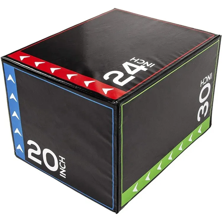 PVC Plyo Jumping Exercise Box Soft PVC Material for Effective Jump Training