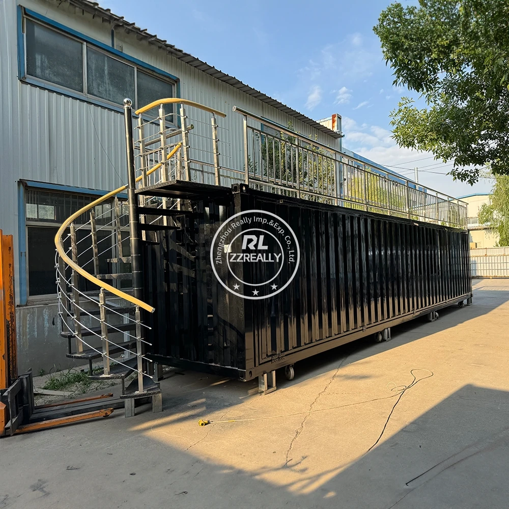 China American Popular Container Shop Kiosk 20FT Shipping Container Restaurant Container Cafe Bar