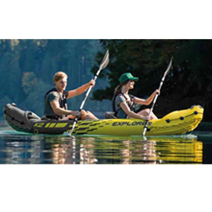  Каяк Intex Explorer k2 надувные гребные лодки 10 футов 2 человека тандемное каноэ каяк надувная лодка для