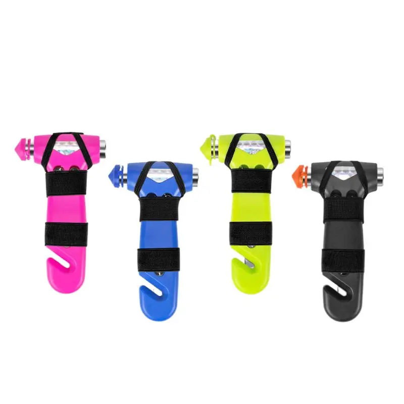 Portable Powerful Auto Emergency Car Escape Tool Window Glass Breaker Safety Hammer With Seatbelt Cutter