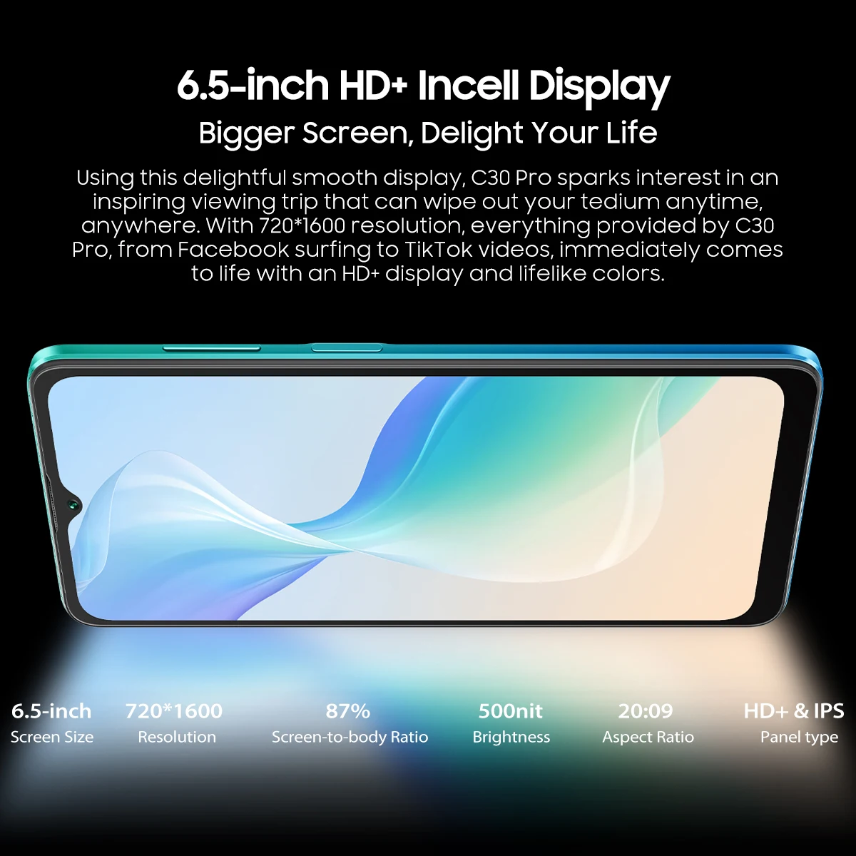 New arrival Original OSCAL C30 6.5 inch 4GB+32GB Smartphone 5080mAh Battery Dual 4G Telephone Cellphone Android 12 Mobile Phones