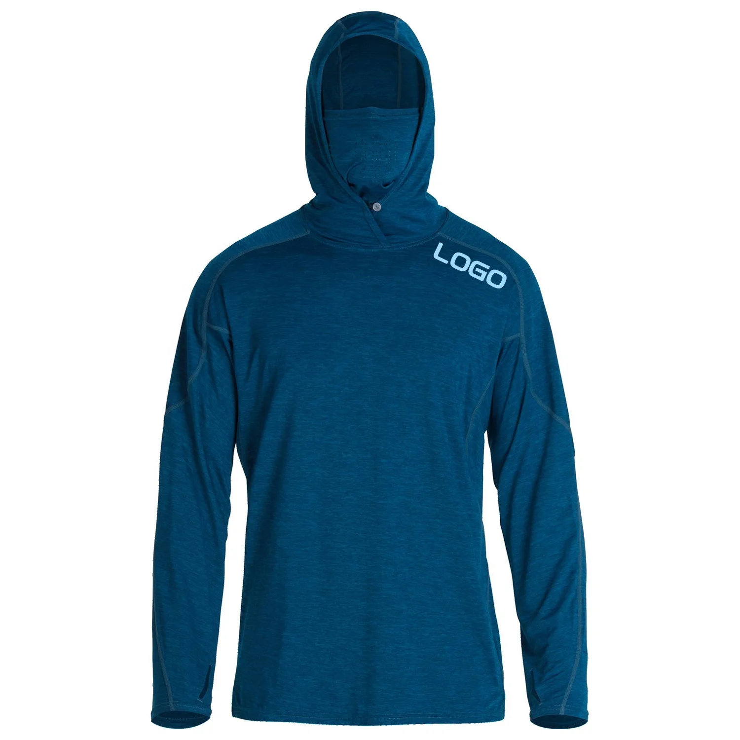 Новое поступление, камуфляжная рыболовная Толстовка с длинным рукавом и маской для лица, УФ-защита от пота, солнцезащитные рубашки