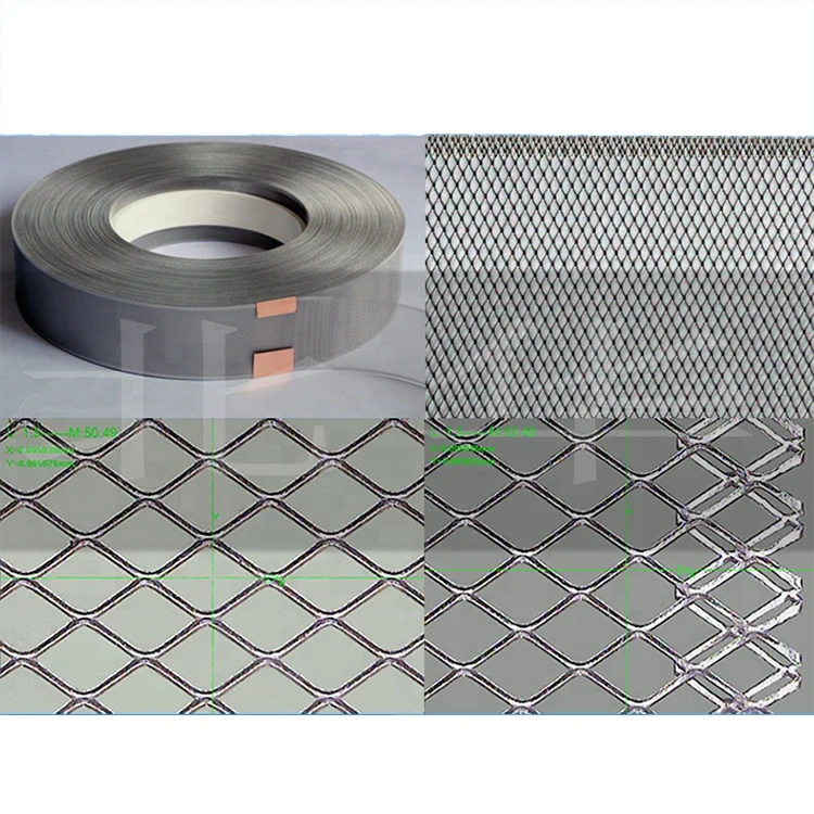 GDJDW small hole diamond shaped titanium precision expanded metal mesh/foil/grid for