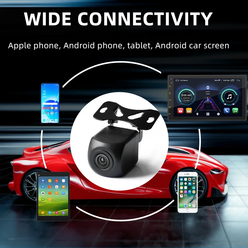 720P hd wireless wifi reverse camera starlight night vision Vehicle Dash Cam Auto Reversing Rear View Camera for iPhone/Android