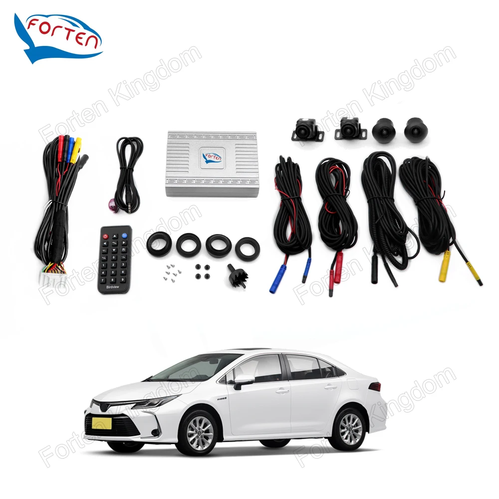 360 Bird view degree Car DVR Record Dash car 362 degree camera security camera For Corolla BMW HONDA & Multiple vehicle models