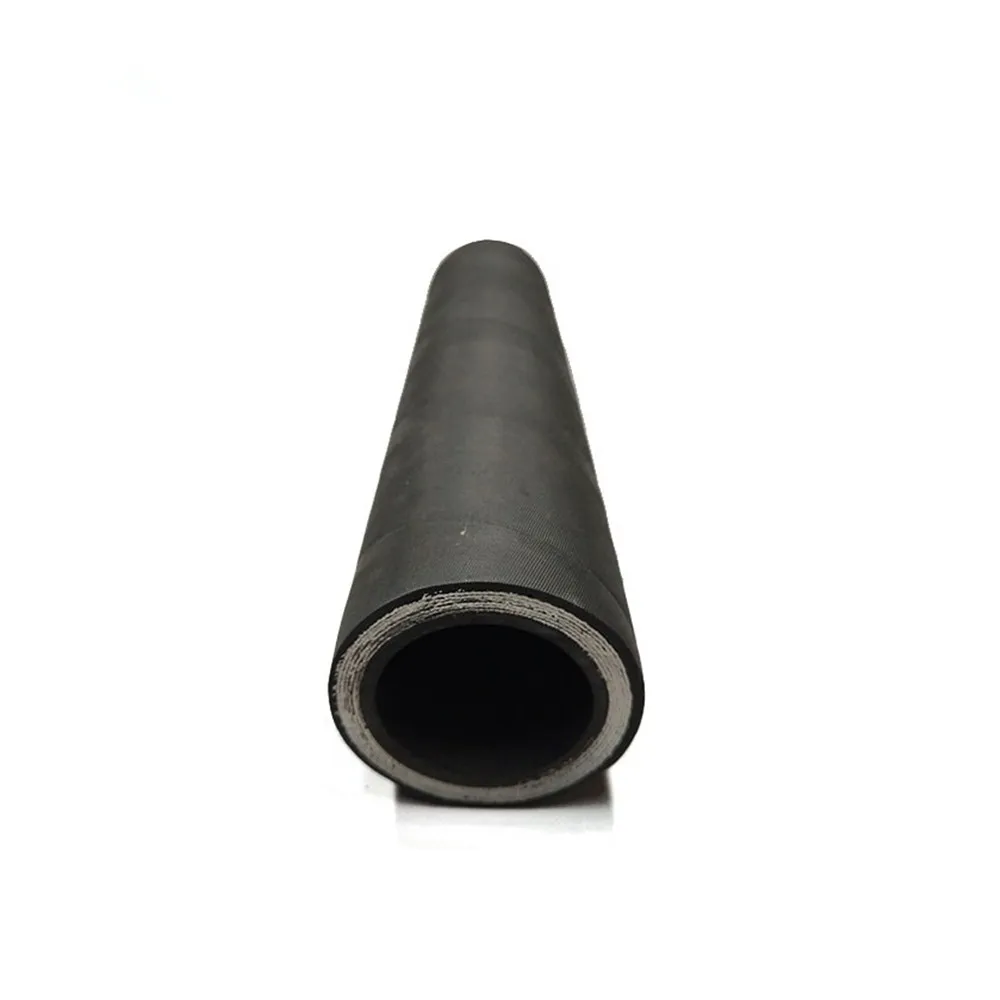 hydraulic hose black wrap surface four steel spiral hydraulic hose anti aging SAE 100 R13 four wire industrial hydraulic hose