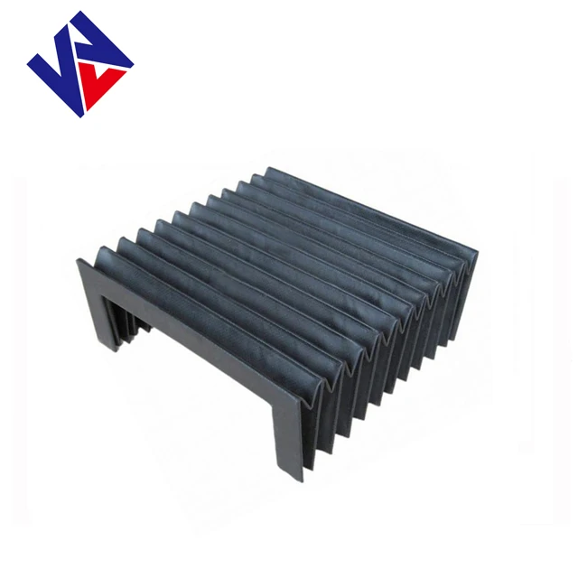 welding machine flexible accordion type protective flat dust bellow cover cnc sew cnc bellow cover