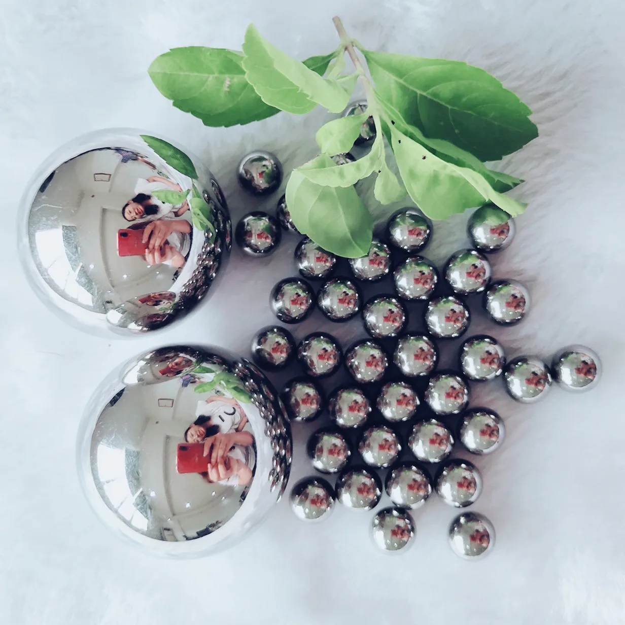 
polished and durable nickel plated carbon steel ball 