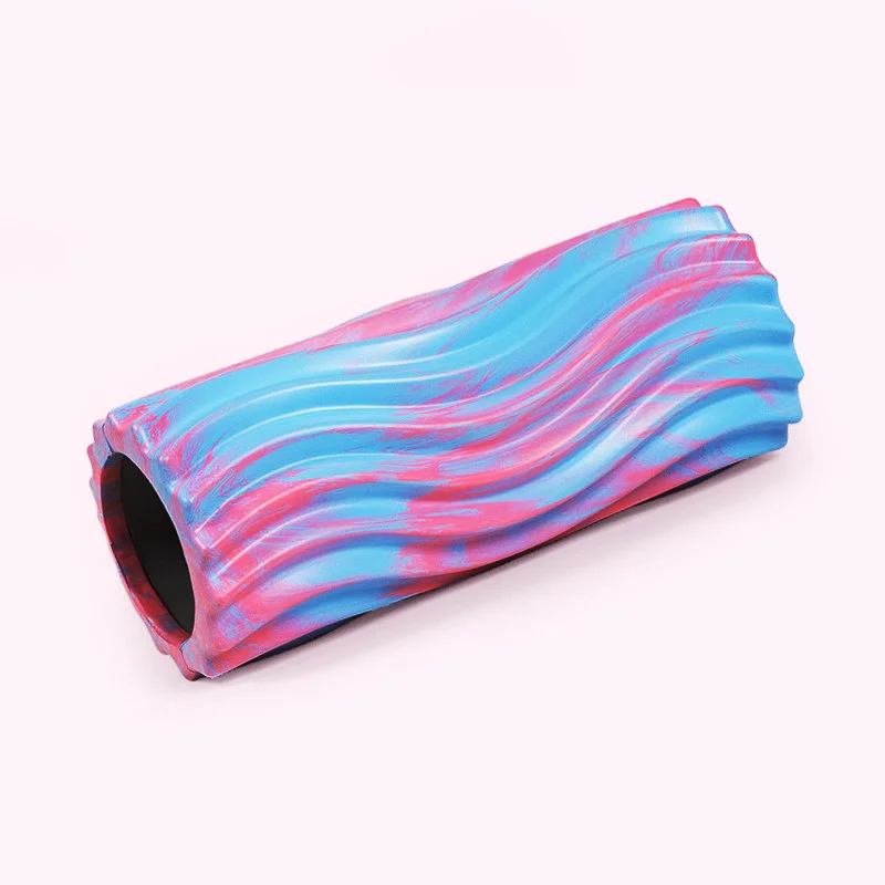 New Style  Middle Density Soft Touch Hollow Stretchable Foam Roller Eva For Yoga Deep Tissue Massage Muscle
