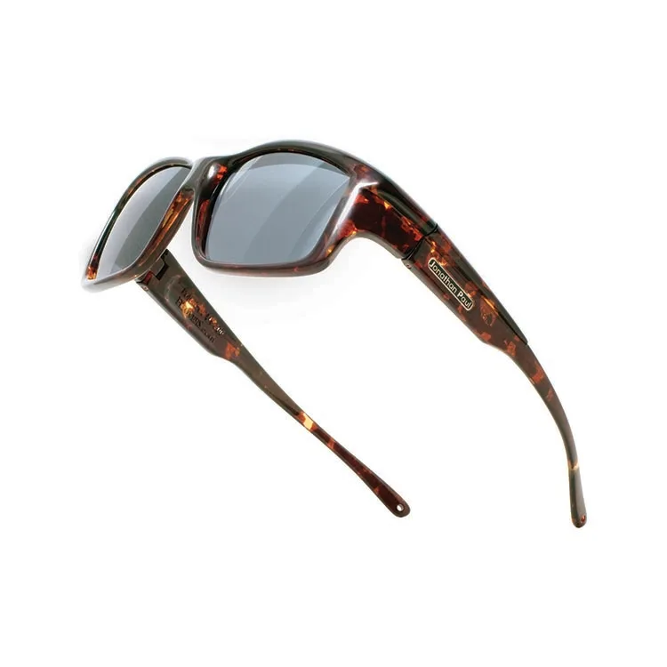 
Jonathan paul yamba dark tortoiseshell sunglasses polarized glasses high quality polycarbonate lenses nylon fitovers anti-smudge 