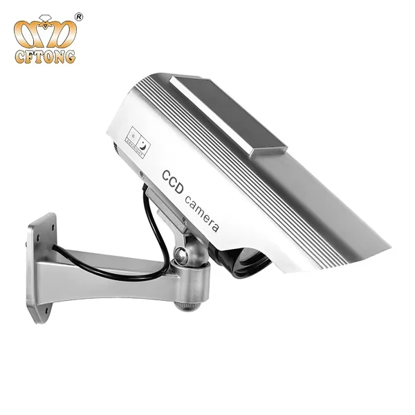 New Solar Powered Dummy Security Camera Bullet Camera Dummy CCTV Camera Outdoor