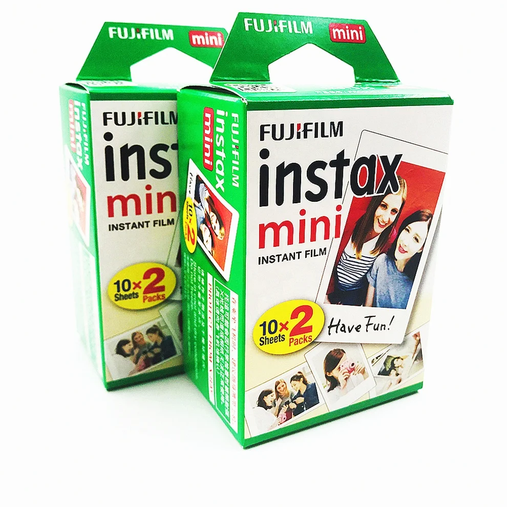 
Оптовая продажа Fujifilm Instax Mini Film Instant twin- pack White для камеры Instax mini 7s/mini 8/mini 25/mini 90 