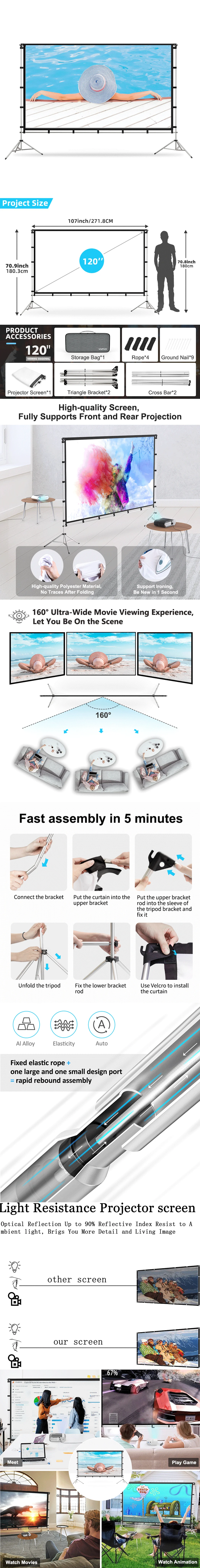 projection screen fabric