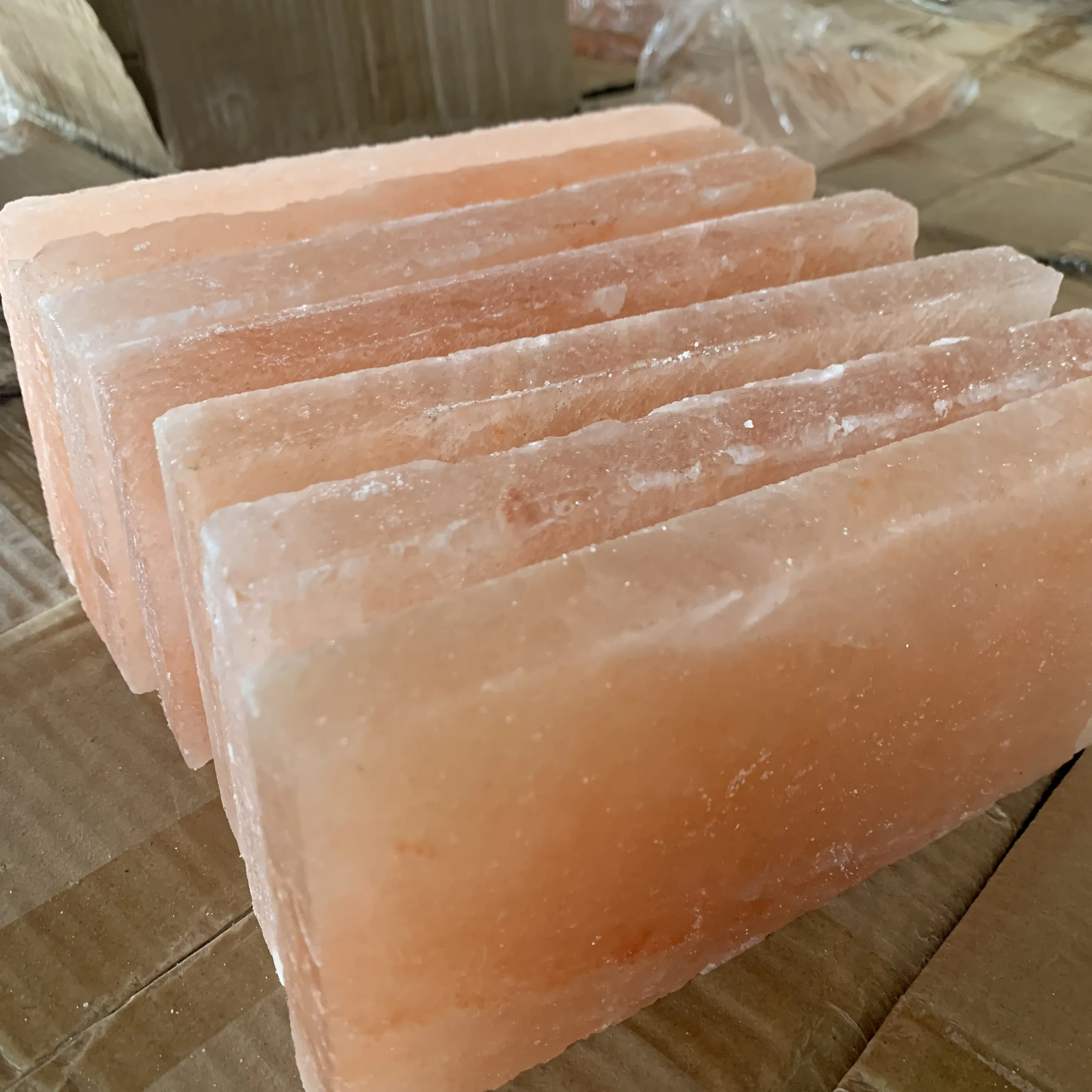 Hot Sales Barbecue Crystal Salt Plate Himalayan Rock Natural Pink Himalayan Salt Bricks For Cooking