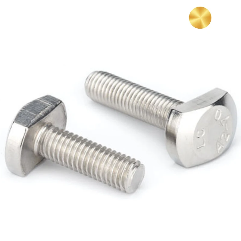 Stainless Steel 304/316 Din186 t bolt M6 hammer head t bolt