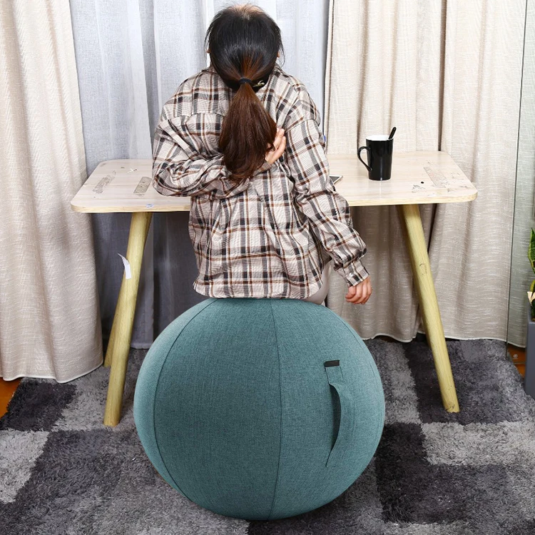 65cm yoga ball chair Stability Sitting Ball Chair for Office and Home Yoga Ball Cover