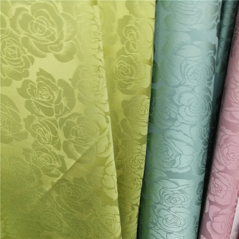 Hot selling products jacquard plain woven rayon viscose fabric for women dresses