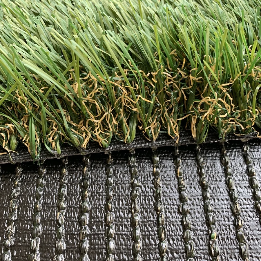 30-50 mm pile height c type yarn artificial grass Synthetic turf pu backing High quality garden grass