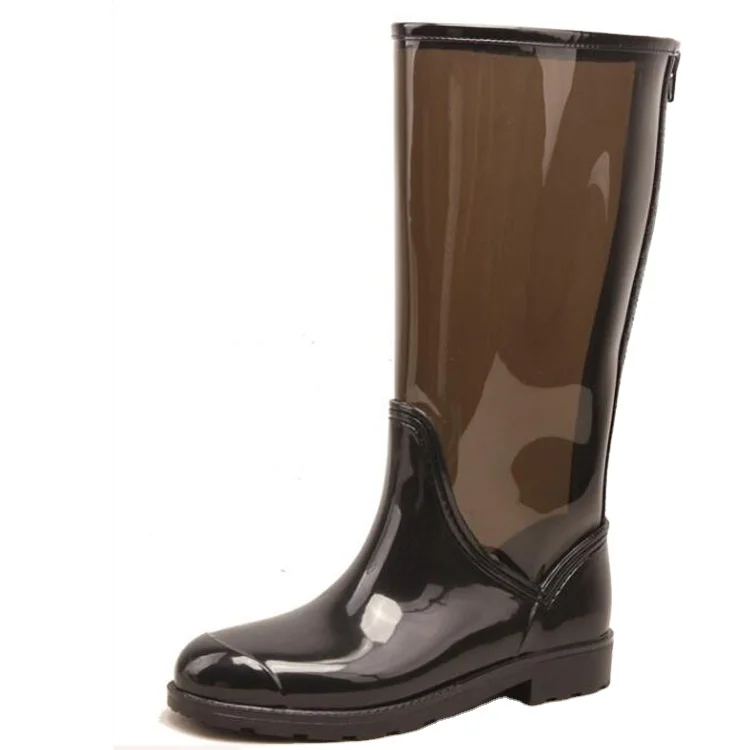 Обувь для дождя женская модная одежда взрослые женские высокие сапоги Женская Водная обувь