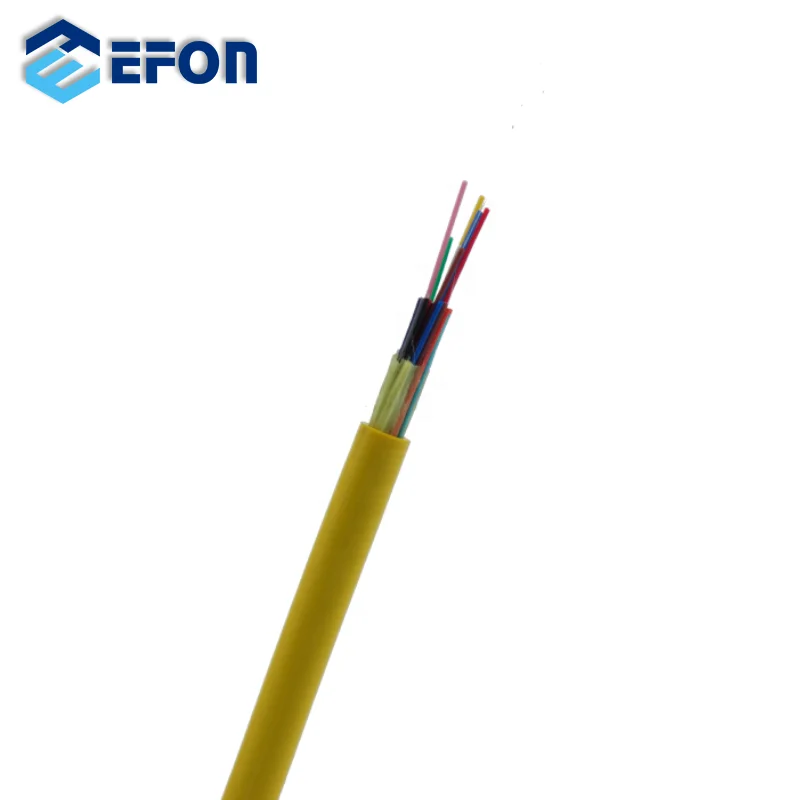 GJFJV-X Indoor Tight buffer MM OM3 Aqua Fiber Optic Distribute Cable