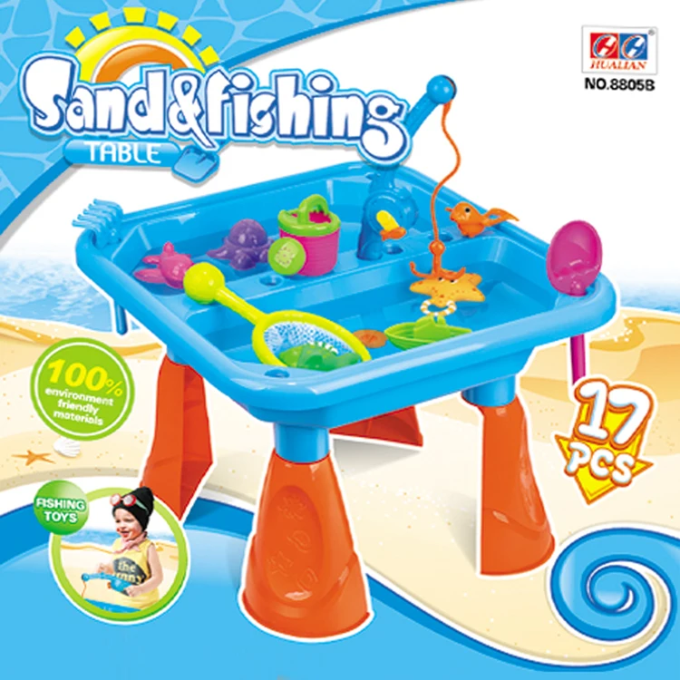 Летние игрушки открытый пляжный набор игрушек пластиковая игрушка песок и вода стол для детей