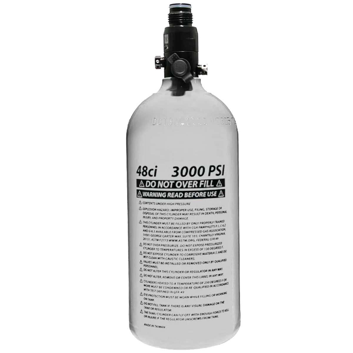 13CI 0.2L 26CI 0.4L 48CI 0.8L 62CI 1L  Paintball tank bottle cylinder