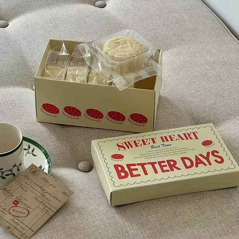 Free Design Luxury Feeling holicholic new model Christmas box baked cookies Candy Snowflake Crisp holiday gift box