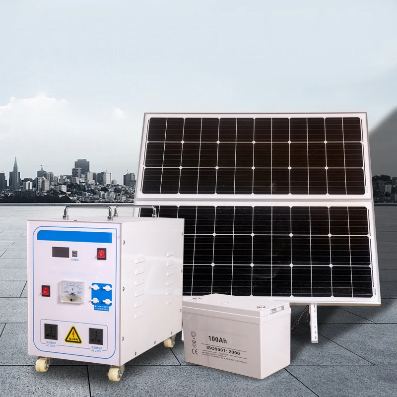 Комплект портативных батарей с солнечной панелью генератор 5000 Вт 3 кВт 5 10 10000 цена 220 вольт для